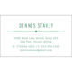 Deco Motif Contact Cards - Raised Ink Image 1 of 2
